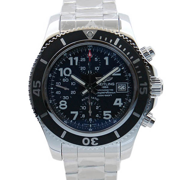 ブライトリング　BREITLING　スーパーオーシャン　クロノグラフ 42　A108B93PSS　ブラック　42mm　新品