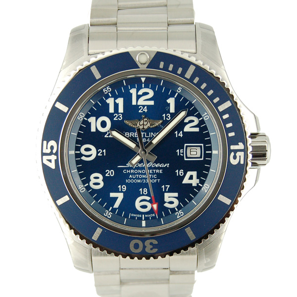 ブライトリング　BREITLING　スーパーオーシャン2　44　A192C10PSS　ブルー　44mm　新品