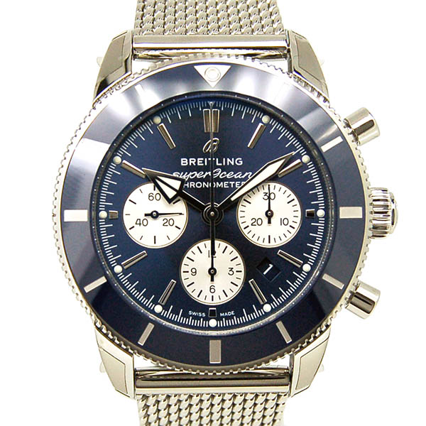 ブライトリング　BREITLING　スーパーオーシャンヘリテージ2 B01 クロノグラフ 44　A006C-1OCA　44mm　ブルー/シルバー　新品