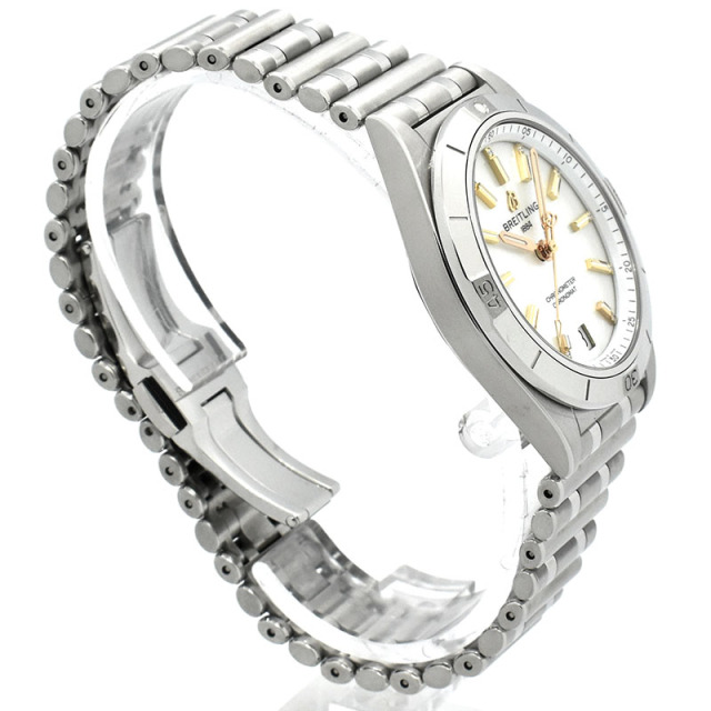 ブライトリング BREITLING クロノマット オートマティック 36 A10380101A4A1 ホワイトシェル 新品