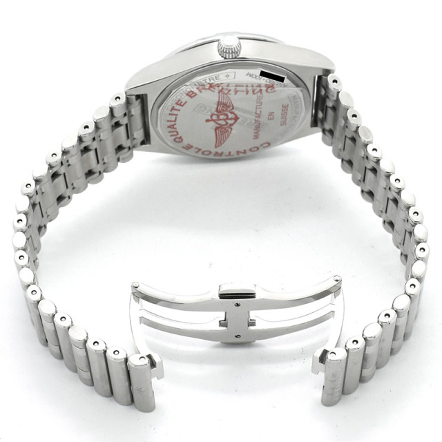 ブライトリング BREITLING クロノマット オートマティック 36 A10380101A4A1 ホワイトシェル 新品
