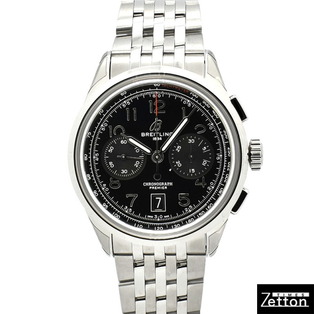 ブライトリング　BREITLING　プレミエ B01 クロノグラフ 42　AB0145221B1A1　42mm　ブラック　新品