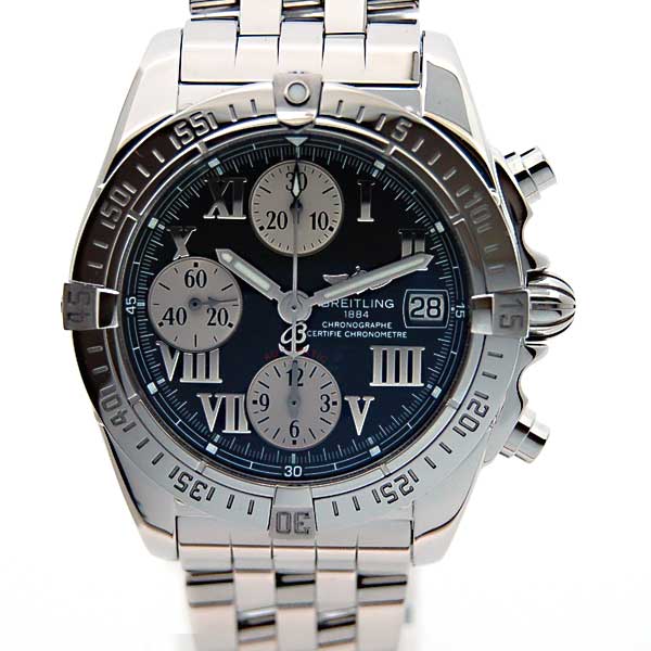 ブライトリング　BREITLING　クロノコックピット　A13358　ブラックローマ　39mm　ブレス　新品