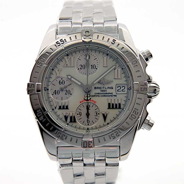 ブライトリング　BREITLING　クロノコックピット　A13358　ホワイトローマ　39mm　ブレス　新品