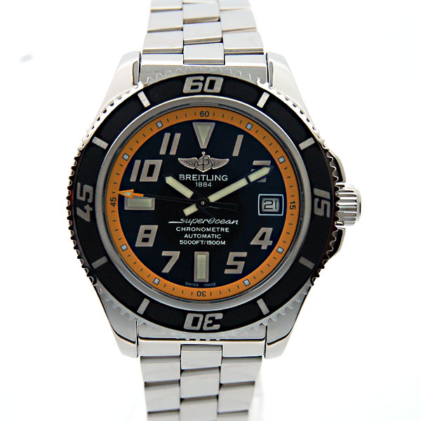 ブライトリング　BREITLING　スーパーオーシャン42　A187B32PRS　アビスイエロー　42mm　SSブレス　新品