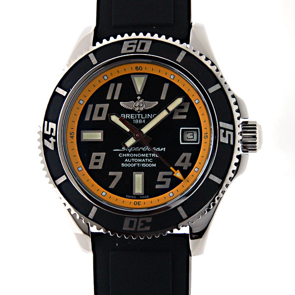 ブライトリング　BREITLING　スーパーオーシャン42　A187B32RPR　アビスイエロー　42mm　ラバー　新品
