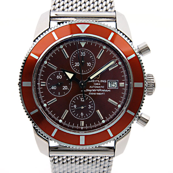 ブライトリング　BREITLING　スーパーオーシャンヘリテージ　クロノグラフ　46mm　A272Q53OCA　ブロンズ　SSブレス　200m防水　新品