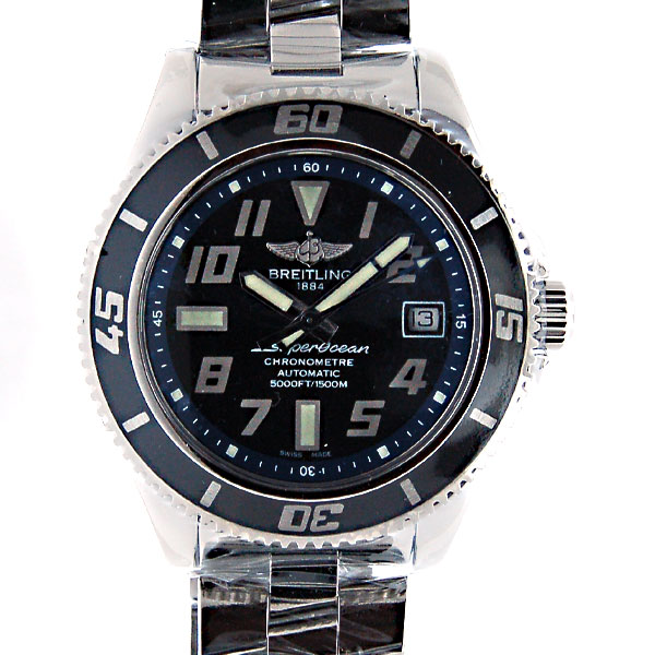 ブライトリング　BREITLING　スーパーオーシャン42　A187B30PRS　アビスブルー　42mm　SSブレス　新品