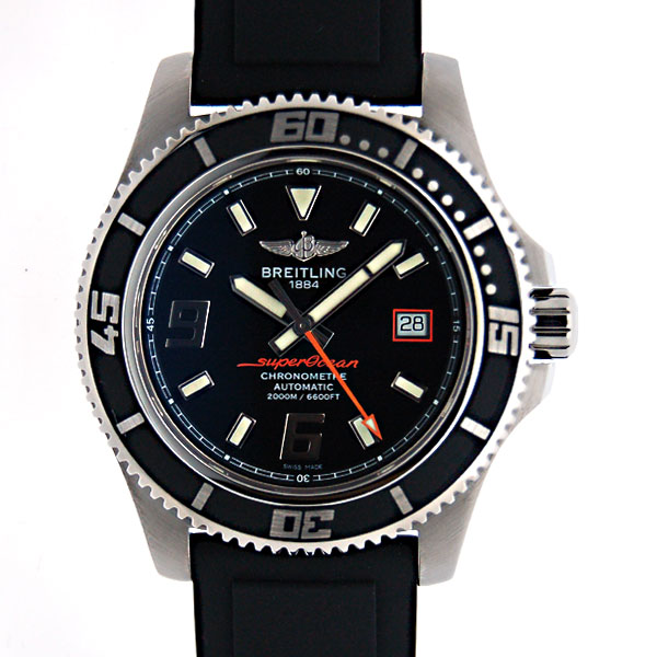 ブライトリング　BREITLING　スーパーオーシャン44　A188B80RPR　アビスオレンジ　44mm　ラバー　新品
