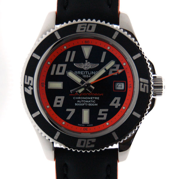 ブライトリング　BREITLING　スーパーオーシャン42　リミテッド　A17364　オレンジ　2000本限定　ラバー　新品