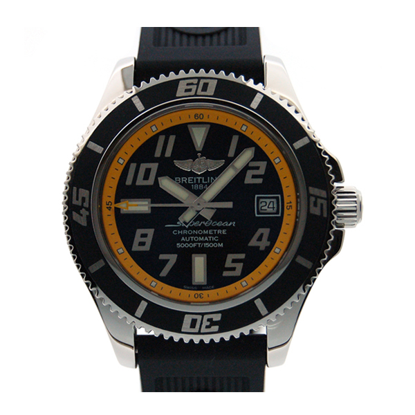 ブライトリング　BREITLING　スーパーオーシャン42　A187B32ORC　アビスイエロー　42mm　ラバー　Dバックル　新品