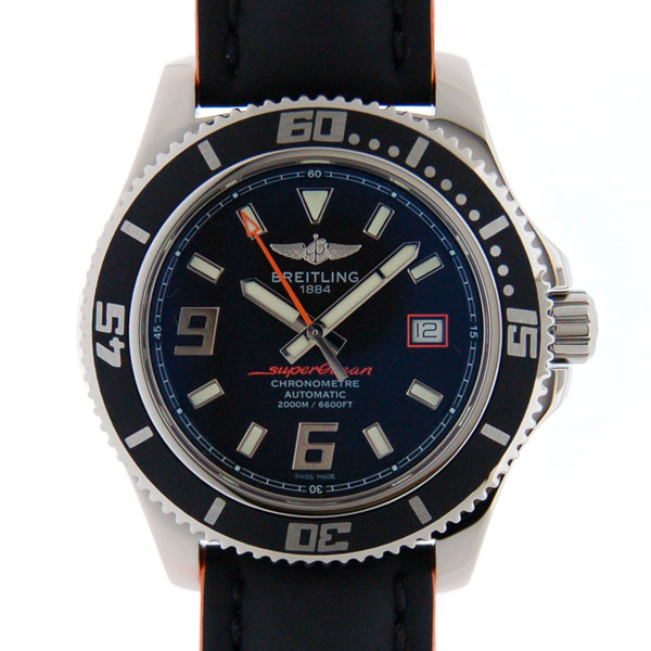 ブライトリング　BREITLING　スーパーオーシャン44　A180B80SBA　アビスオレンジ　44mm　ラバー　新品