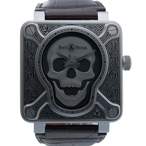 ベル＆ロス　BELL＆ROSS　BR01-92　バーニングスカル　BR01-92-SKULL-BURN　世界500本限定　新品