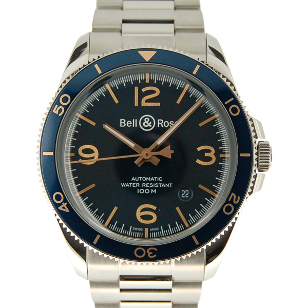 ベル＆ロス　BELL＆ROSS　アエロナバル　オートマティック　BRV292-BU-G-ST/SST　新品