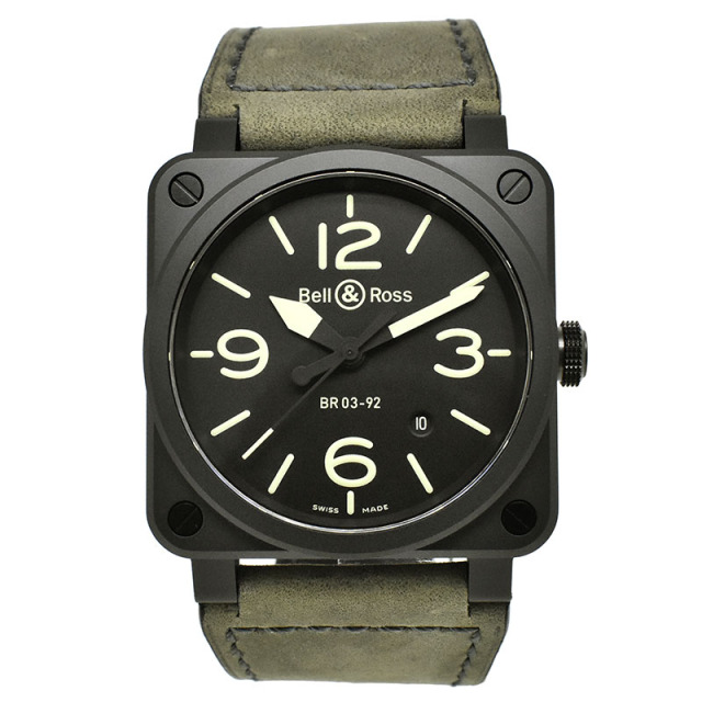 【美品】ベル&ロスBell &Ross BR-03 NIGHTLUM ナイトラム BR-03 Nightlum