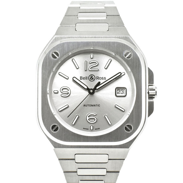 ベル＆ロス　BELL＆ROSS　インストゥルメントゥ BR 05 グレー スティール　BR05A-GR-ST/SST　SS　グレー　40mm　新品