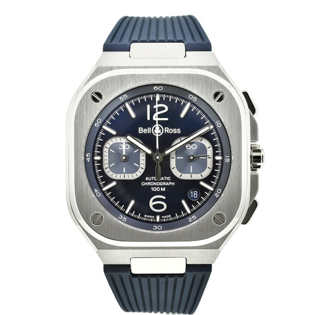 ベル＆ロス　BELL＆ROSS　インストゥルメントゥ BR 05 クロノ ブルー スティール　BR05C-BU-ST/SRB　SS　42mm　新品