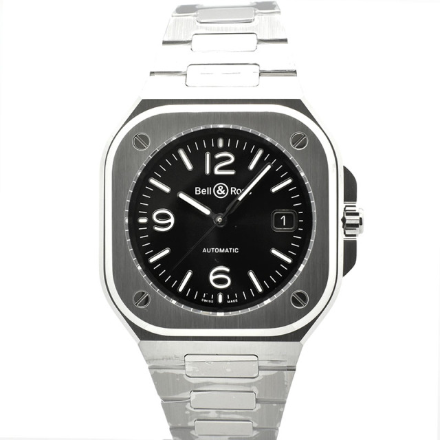ベル＆ロス　BELL＆ROSS　インストゥルメントゥ BR 05 ブラック スティール　BR05A-BL-ST/SST　SS　ブラック　40mm　新品