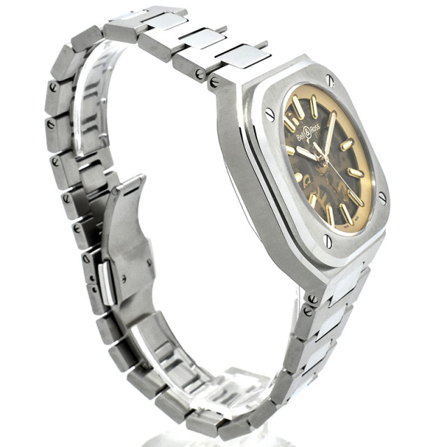 ベル&ロス BELL&ROSS BR 05 スケルトン ゴールデン BR05A-CH-SKST/SST 世界500本限定 40mm 新品