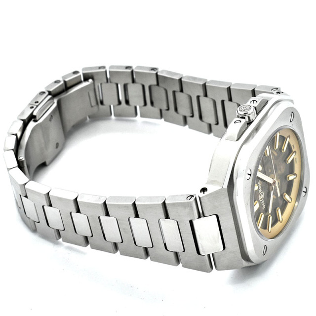 ベル&ロス BELL&ROSS BR 05 スケルトン ゴールデン BR05A-CH-SKST/SST 世界500本限定 40mm 新品