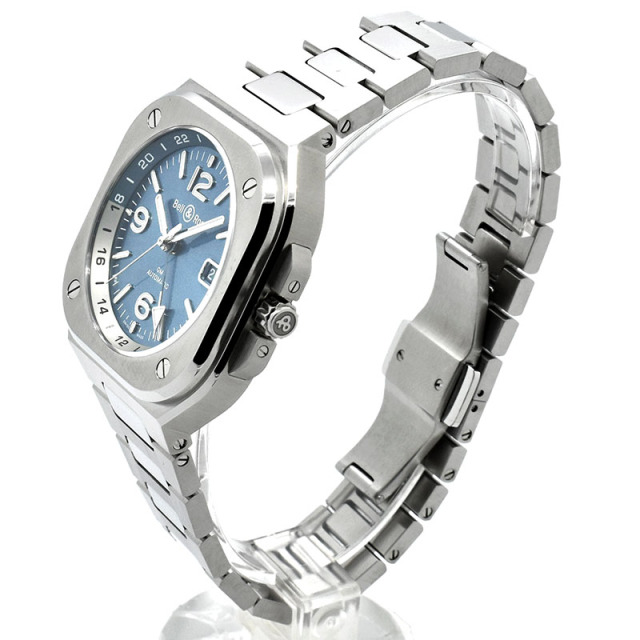 ベル&ロス BELL&ROSS BR 05 GMT スカイブルー BR05G-PB-ST/SST 41mm 新品