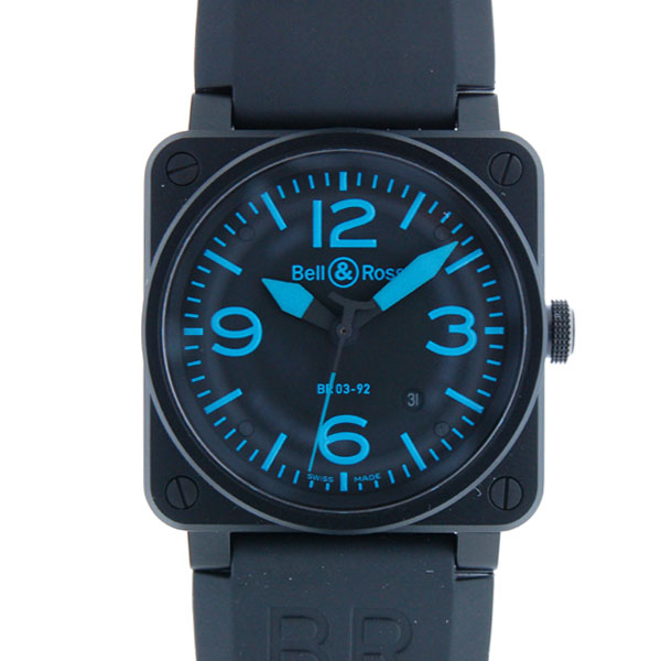 ベル＆ロス　BELL＆ROSS　BR03-92　ブルー　PVD　42mm　自動巻　新品
