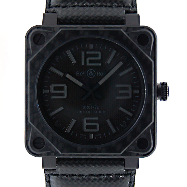 ベル＆ロス　BELL＆ROSS　BR01-92-C　カーボンファイバーファントム　46mm　PVD　世界500本限定　新品