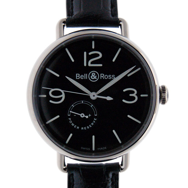 ベル＆ロス　BELL＆ROSS　ヴィンテージ　WW1-97　リザーブドマルシェ　45mm　SS　ブラック　新品