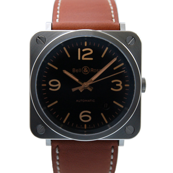 ベル＆ロス　BELL＆ROSS　BRS-92-G-HE-ST　ゴールデンヘリテージ　39mm　自動巻　新品
