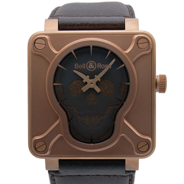 ベル＆ロス　BELL＆ROSS　BR01　スカルブロンズ　BR01-92-SKULL-BR　世界500本限定　新品