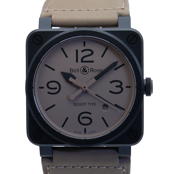 ベル＆ロス　BELL＆ROSS　BR03-92-DESERT-CA/SCA　デザートタイプ　42mm　新品