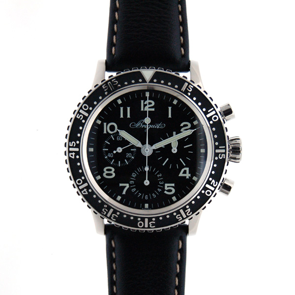 ブレゲ　BREGUET　アエロナバル　タイプＸＸ 3803ST/92/3W6　ブラック　世界1000本限定  革ベルト　新品　アウトレット