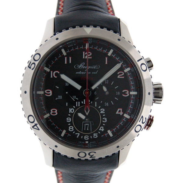 ブレゲ　BREGUET　トランスアトランティック　タイプ22　3880ST　SS　ブラック　革ベルト　新品