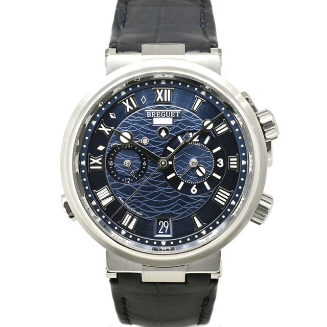 ブレゲ　BREGUET　マリーン アラーム ミュージカル 5547　5547BB/Y2/9ZU　40mm　18KWG　新品