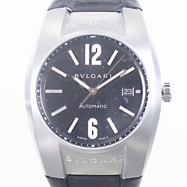 ブルガリ　BVLGARI　エルゴン　三針　EG40BSLD　自動巻き　40mm　メンズ　革ベルト　人気商品