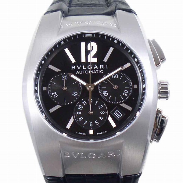 ブルガリ BVLGARI エルゴン クロノ EG40BSLDCH 自動巻き 40mm