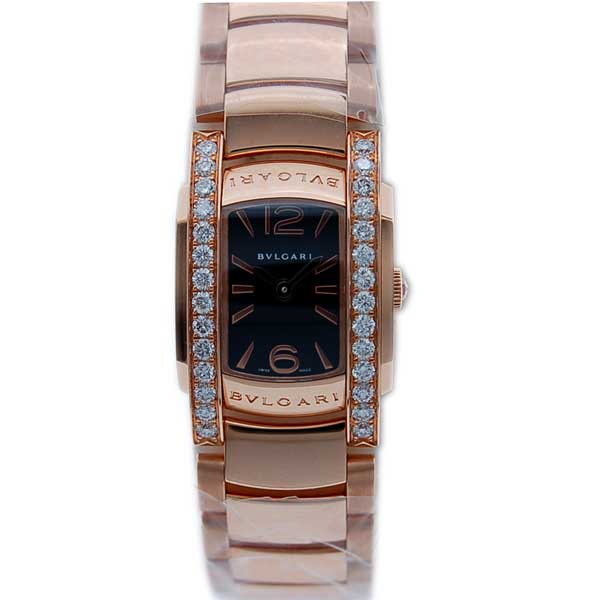 ブルガリ　BVLGARI　アショーマダイヤ AA26P26BGD1G　クォーツ　26mm　シェル12Pダイヤ　限定