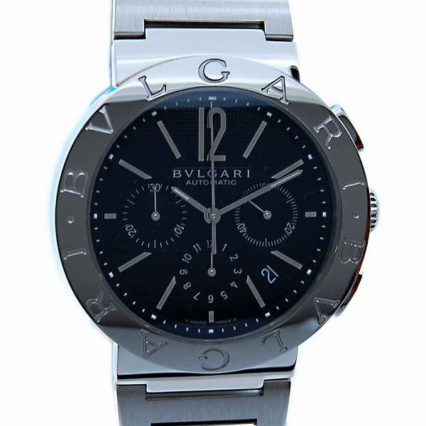 ブルガリ　BVLGARI　ブルガリブルガリ　クロノグラフ　BB42BSSDCH　42mm　ブラック　自動巻　新品