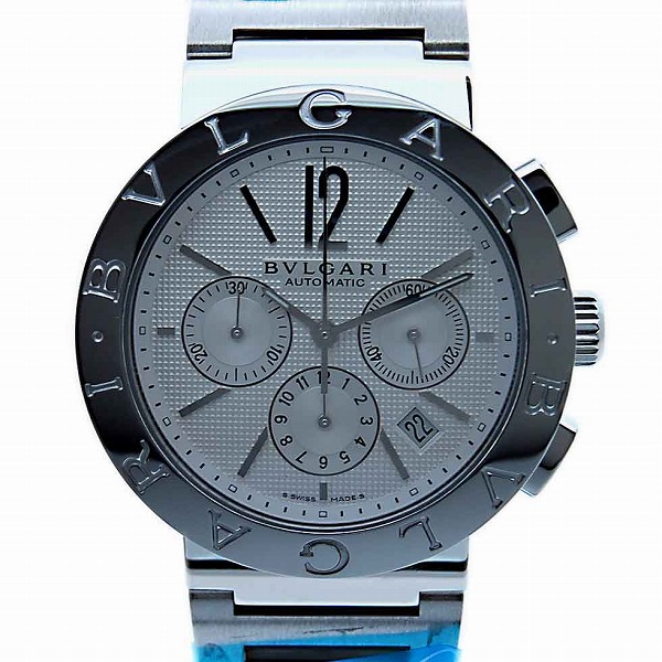 ブルガリ　BVLGARI　ブルガリブルガリクロノグラフ　BB42WSSDCH　42mm　自動巻　ホワイト　新品