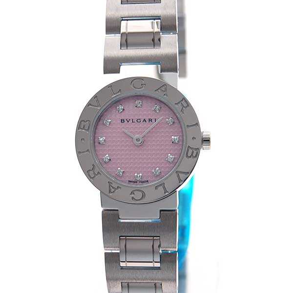 ブルガリ　BVLGARI　ブルガリブルガリ　BB23C2SSD/12　ダイヤ　日本限定　ピンク　クォーツ　23mm　レディース　新品