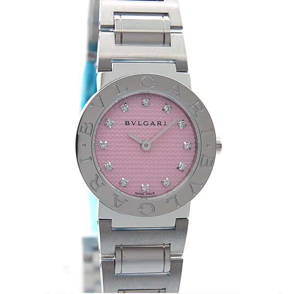 ブルガリ　BVLGARI　ブルガリブルガリ　BB26C2SSD/12　ダイヤ　日本限定　ピンク　クォーツ　26mm　レディース　新品