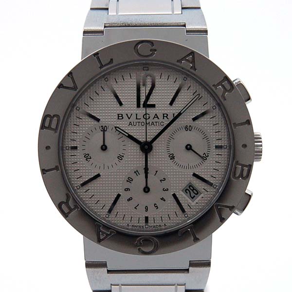 ブルガリ　BVLGARI　ブルガリブルガリクロノグラフ　BB38WSSDCH　38mm　自動巻　ホワイト　新品