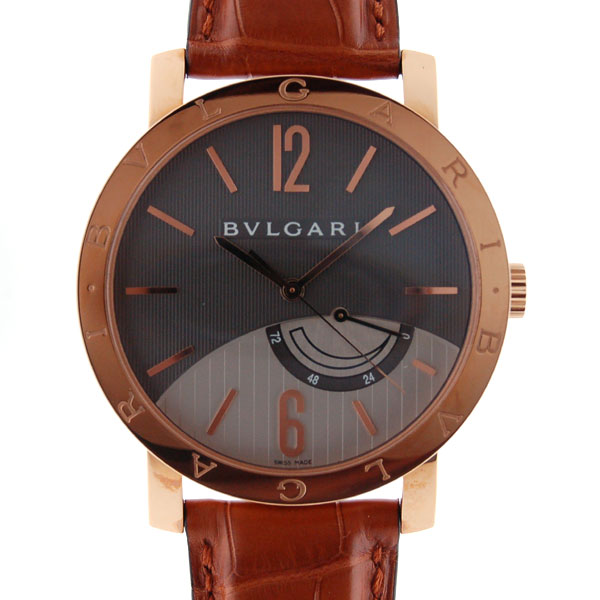 ブルガリ　BVLGARI　ブルガリブルガリ　パワーリザーブ　BBP41BGL　メンズ　K18PG　新品