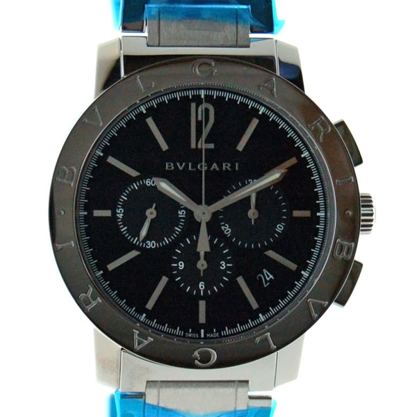 ブルガリ　BVLGARI　ブルガリブルガリ　クロノグラフ　BB41BSSDCH　メンズ　ブラック　新品