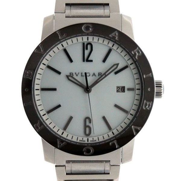 ブルガリ　BVLGARI　ブルガリブルガリ　BB41WSSD　メンズ　ホワイト　41mm　新品