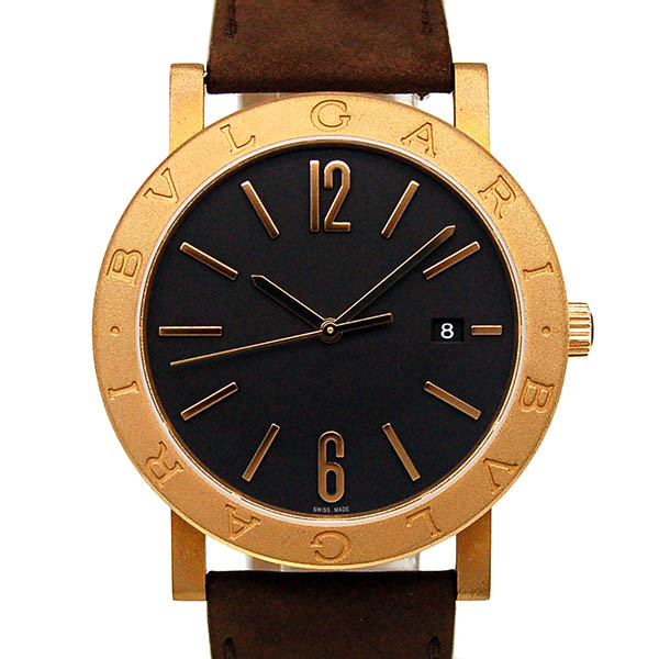 ブルガリ　BVLGARI　ブルガリブルガリ ソロテンポ　BB41BBSBLD/MB　メンズ　ブラック　41mm　ブロンズ　新品