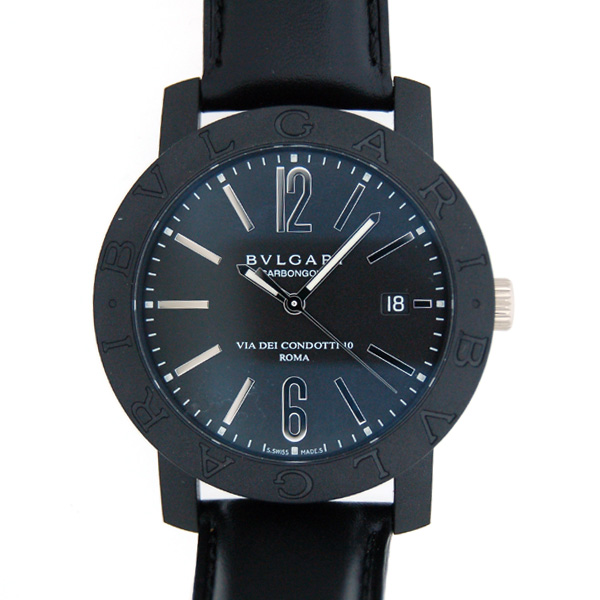 ブルガリ　BVLGARI　ブルガリブルガリ　BBW40CGLD　メンズ　40mm　ブラック　限定　新品