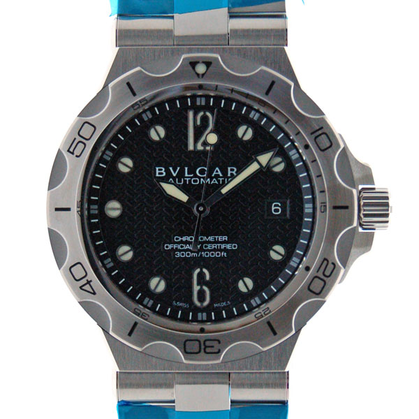ブルガリ　BVLGARI　ディアゴノプロフェッショナル　アクア　DP42BSSDSD　300m防水　メンズ　新品