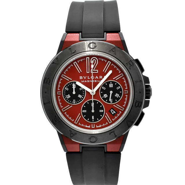 ブルガリ　BVLGARI　ディアゴノ　マグネシウム　クロノグラフ　DG42C9SMCVDCH　セラミック　ラバー　42mm　新品