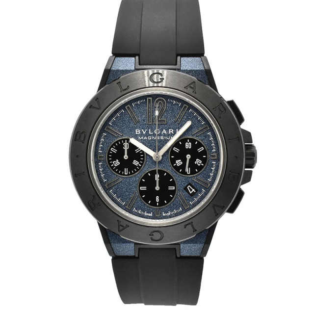ブルガリ　BVLGARI　ディアゴノ　マグネシウム　クロノグラフ　DG42C3SMCVDCH　セラミック　ラバー　42mm　新品
